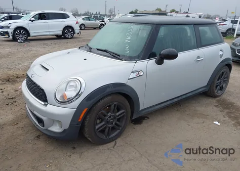 2012 Mini Cooper S из США, поврежденный, VIN WMWSV3C51CTY16833